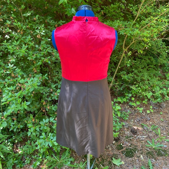 Alice and Olivia Red  Jabot Dress Blair Waldorf - Picture 5 of 7